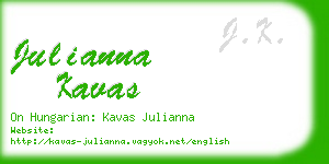 julianna kavas business card